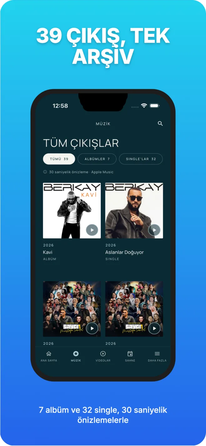 39 çıkışın tamamı tek arşivde, kapaklarıyla